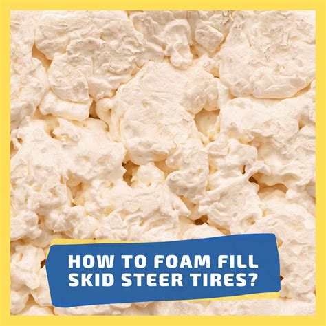 how to remove foam filled skid steer tires|removing skid steer tires.